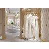 Fashional Retail Garment Shop Interior Design And Stand For Wedding Dresses