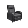 Single Recliner Chair Padded Seat PU Leather Living Room Sofa Recliner Modern Recliner Seat Club Chair