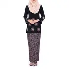 Hot Selling Cheap Muslim Tops Blouse Muslim Abaya Dress Jubah Cotton With Fashion Design Lace Baju Kurung