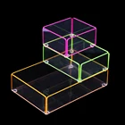 Tray Storage Storage Storage Tray Clear With Edge In Color Acrylic Stacking Tray Acrylic Storage Tray