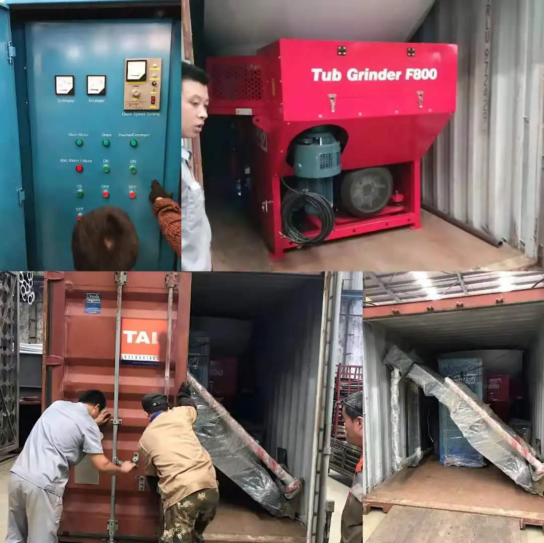 f1000 hydraulic driven hammer mill grinder poultry feed processing tub grinder machines-15