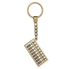 Trend vintage bronze abacus pendant keychain Backpack pendant keychain Featured Gift Accessories Wholesale