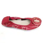 Factory hot sale ladies rubber soles flat shoes