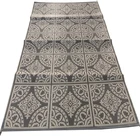 Outdoor patio furniture recycled plastic pp rugs plastic mat