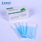 90mm*165mm Dental medical autoclave bag self sealing steam EO sterilization pouch