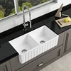/product-detail/upc-standard-large-undermount-double-bowl-apron-ceramic-farmhouse-kitchen-sink-60828110276.html