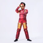 Halloween Spiderman Kids Party Cosplay Iron Man Costume