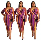 High Quality Large Size Women Clothes Multicolour Cross Summer Fashion Wrap Chest Casual Dresses