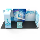 New design custom portable aluminum tradeshow modular 3*6m exhibition system booth