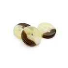 Custom wholesale 4 - holes buttons round shape fancy plastic resin button for Shirt garment accessories