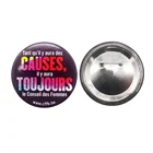 custom printed cartoon round metal pin button badge for promotional gift
