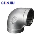 Equal Elbow 304 China Factory Supply Equal 1/2 Inch Stainless Steel Threaded Metal Elbow 90 SS316 304
