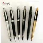 Shanghai Lingmo High Quality Black Gold Color Luxury Metal Ballpoint Pen OEM Logo