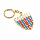 Personalized flag keyholder metal keychain