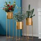 Interior Decoration Metal Iron Flower Pot Bracket Stick Foot Climbing Supports Flower Pot Plant Flower Stand