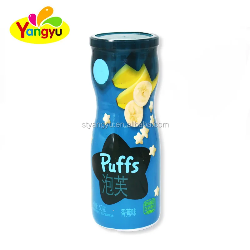 Nice Different Fruits Flavors Health Puffs for kids