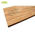 High Quality solid wood beech table top kitchen sink /customer design wood counter top kitchen bespoke