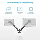 Dual Monitor Wall Mount Gas Spring Arm for 10"-32" LCD Screen