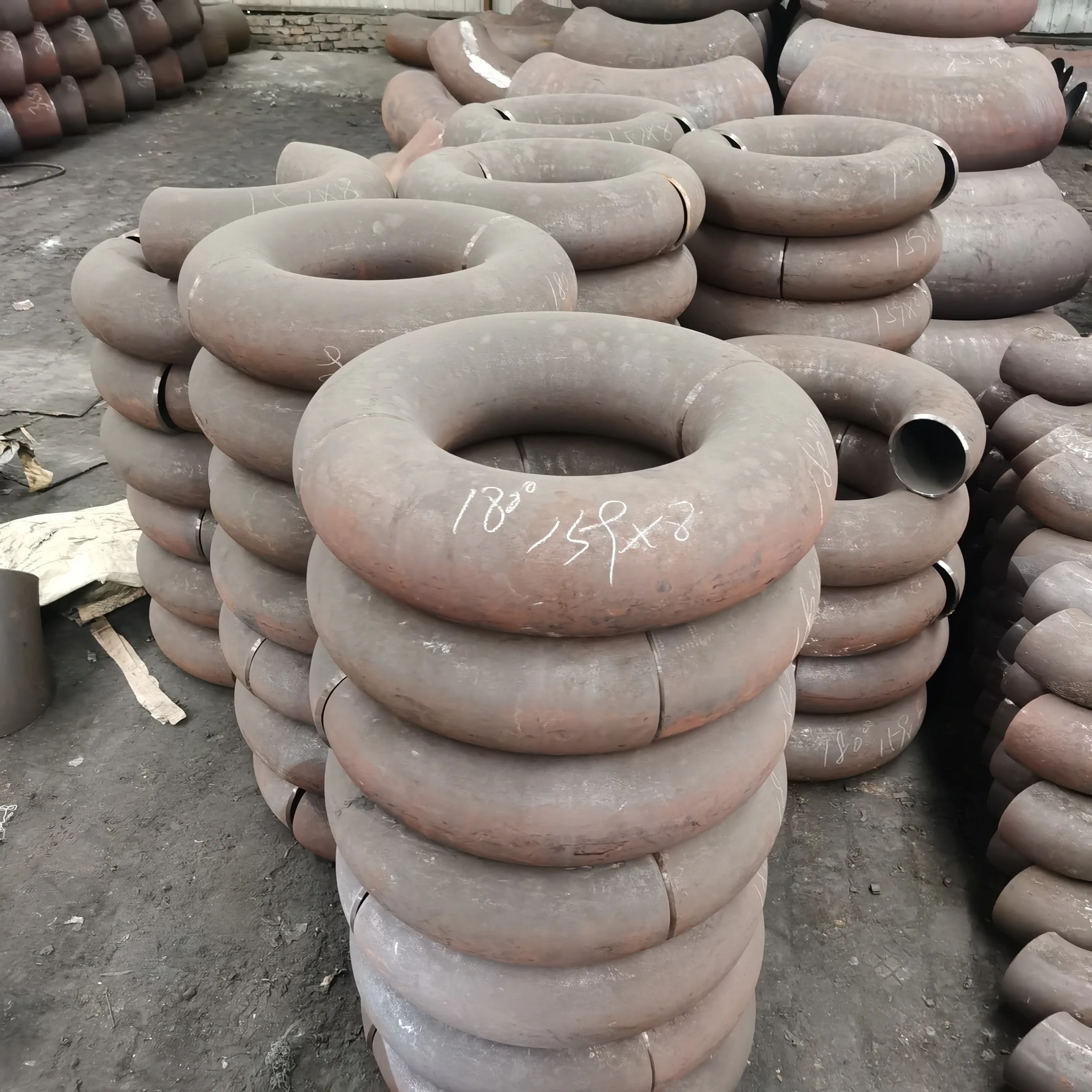 Elbow Pipe Fittings National Standard Carbon Steel Punching Bend Custom