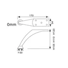 Furniture Legs Metal Legs For Sofas High Quality Metal Curved Replacement Furniture Sofa Legs Cabinet Feet For Sofas
