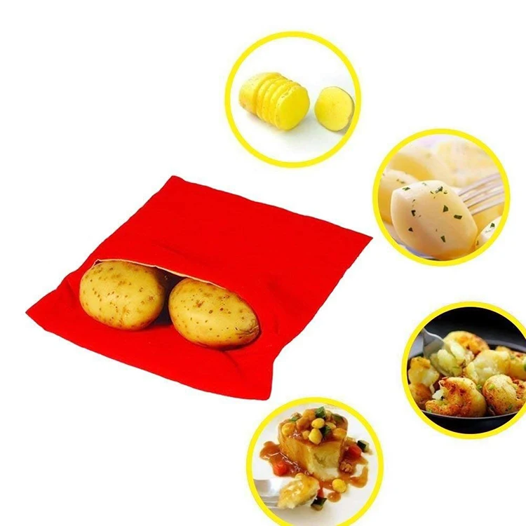 High Quality New Arrival online Best Selling Products Eco-friendly Kitchen Accessories Gadgets Microwave Baked Potato Bag