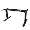 SDYD White Two-Stage Column Stand Up Height Computer Desk Frame Easy to Assembly and Operate with Warranty and Certificate