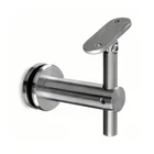 Stainless steel 304 aluminum stair balustarde top mounted glass for tube handrail bracket