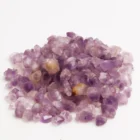 Natural crystal healing Amethyst stone chips gravel crushed stone for decoration