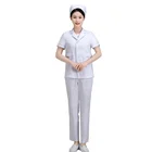 Naxin custom logo Short sleeve slim fit scrubs uniforms nursing sets