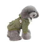 good price Handsome cotton-padded small medium size dog clothes autumn and winter pet clothing