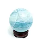 Gifts Wholesale Natural Blue Calcite Crystal Ball Caribbean Calcite Ball Healing Decorative Gifts
