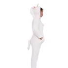 High quality children shu velveteen fabric romper unicorn shape overall factory sell directly