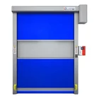 Flexible industrial rapid action doors transparent roller shutter door with low price