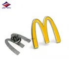Longzhiyu 13 years china supplier professional custom metal lapel pin enamel pins company badge