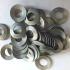 Stainless steel disc serrated safety self-locking washers