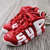 3d sneaker keychain Pair Air More Sup Uptempo Red Suptempo OG Sneaker as promotion gift / holiday gift / Sneakerhead gift