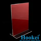 plastic display clear acrylic sign holder 8.5x11 for promotion