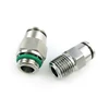 Stainless steel one touch tube fitting male straight push in tube fitting