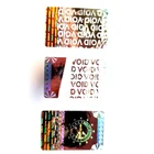 Factory custom printing warranty seal void hologram label sticker