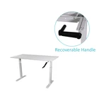 Office Sit Stand Office Desk Hand Crank Height Adjustable Standing Desk/