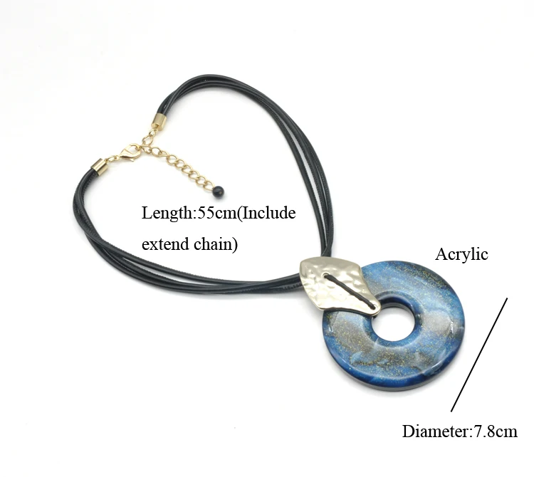 Skull punk acrylic jewelry 2021 for women personalised simple minimalist choker necklace