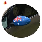 2020 World Cup OEM all country national day custom design logo football soccer club team car mirror flag cover