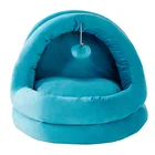 Novelty dog bed suede PP filling waterproof luxury warm indoor pet bed