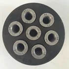 Anchor head wedge bearing plate spiral reinforcement