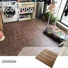 Longer Lifetime Price WPC Deck 300x300mm Plastic Base Waterproof Interlocking Tiles