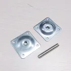 Chair base metal plates 48mm*48mm M8 5/16" a set of hanger bolt angle top leg mounting plate