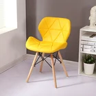 Packaging Customization High Quality Special Design Beauty Leisure Chair Solid Wood Legs Livnig Room Wholesale