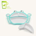 LULA Baby Products Suppliers Crab Children Divide Plate Kids Cartoon Separation Feeding Dish