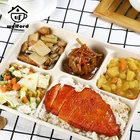 Wf-eco-001 2020 New Eco Disposable Bowl With Lid Dinner Tableware Plate Bagasse Sugarcane