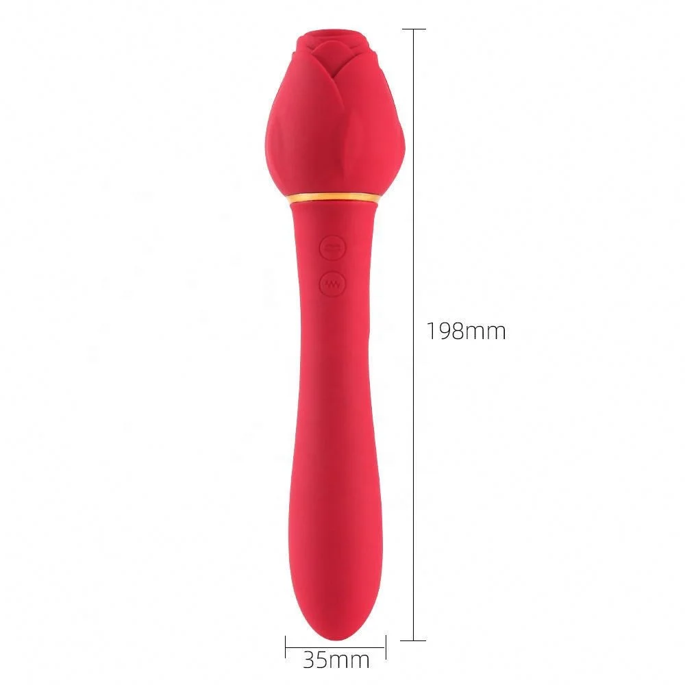 Girlspower Toy Sex Rose Sucks Vibrator Wand Sucking Rose Flower Shaped